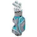 Tour Edge 2020 Lady Edge Full Set Turquoise Grey White Petite LWSRGL11.BT-1